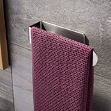 DELTAHOME Paslanmaz Çelik 28cm Havluluk - Yapışkanlı Bant İle Anında Kolay Montaj - Vida YOK Delmek YOK! inox