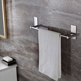 DELTAHOME Paslanmaz Çelik 40cm Havluluk - Yapışkanlı Bant İle Anında Kolay Montaj - Vida Yok Delmek Yok! inox
