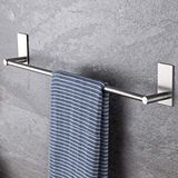 DELTAHOME Paslanmaz Çelik 50cm Havluluk - Yapışkanlı Bant İle Anında Montaj - Vida Yok Delmek Yok! inox