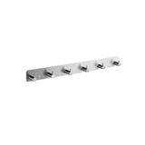 DELTAHOME Paslanmaz Çelik 6 Topuzlu Havluluk Banyo Askısı - Vidalı Montaj - INOX