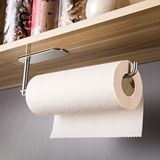 DELTAHOME Paslanmaz Çelik Kağıt Rulo Havluluk - Yapışkan Bant İle Anında Kolay Montaj - Vida Yok Delmek Yok! inox