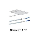 DELTAKS 14cm Gizli Raf Tutucu 1.kalite (takım Fiyatıdır) - Tek Ebat