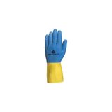 Deltaplus VE330 Delta plus Duocolor Ve330 Kimyasal İş Eldiveni 8/9" Beden, Mavi/sarı, 2 Stück