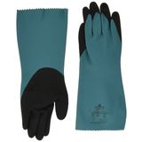 Deltaplus VV835 Delta plus Chemsafe Vv835 Nitril Kimyasal İş Eldiveni 9" Beden, Yeşil/siyah, 2 Stück