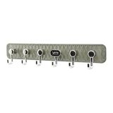 DELUX ASKI MİKA KRİSTAL PLASTİK TABANLI 6 KOLLU= TAK ÇIKAR YAPIŞKANLI MONTAJ 6X42CM (5122)