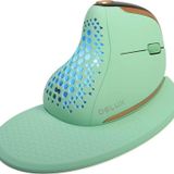 DeLUX Seeker Kablosuz Ergonomik Dikey Mouse, OLED Ekran - M618XSD-Yeşil