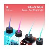 Deluxe 4 Renkli Silikon Tüp - Tuzlu Su/tatlı Su Akvaryum Besin Dozajı Için 10 Ft Renkli Silikon Dozaj Tüpü, Balık Tankı Dozajlama Pompası Sistemleri Için Boru - 2/4mm Id/od - Option-1