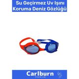 Deluxe Ayarlanabilir Kayış Su Geçirmez Uv Işını Koruma Silikon Plastik Antifog Çocuk Deniz Gözlüğü