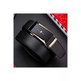 Deluxe Hakiki Deri Otomatik Tokalı Erkek Kemer-Gold Toka
