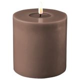 Deluxe Home Art Moka LED Mum Kahverengi 10X10 cm - De RF-0099 - Renkli