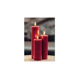 Deluxe Homeart Bordo Rengi LED Dış Mekan Mum 10X10 cm - De RF-UL-0042 - 0,5 W - Altın