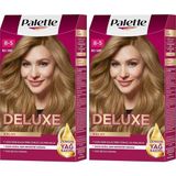Deluxe Saç Boyası 8-5 Bej Sarı 50 Mililitre (2 Paketi) - Genel