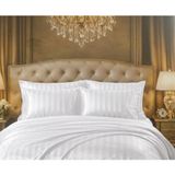 DELUXE SATEN NEVRESİM TAKIMI (Beyaz, Çift Kişilik)