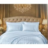 DELUXE SATEN NEVRESİM TAKIMI (Mavi, Tek Kişilik)