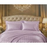 DELUXE SATEN NEVRESİM TAKIMI (Mor, Çift Kişilik)