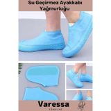 Deluxe Seri Suya Dayanıklı Silikon Çok Rahat Kullanışlı Ayakkabı Yağmurluğu Ayakkabı Kılıfı