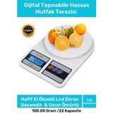 Deluxe Yüksek Hassasiyet Pilli Dara Fonksiyonlu Otomatik Kapanma Özellikli Hassas Mutfak Terazisi