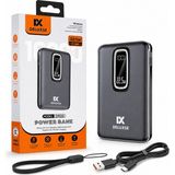 Deluxse DP020 10000MAH Magsafe Uyumlu Manyetik Kablosuz Powerbank 22.5W Pd Hızlı Şarj | Dahili Type-C Kablo | LED Ekran - Gri