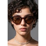 Delvora Leopard Brown Güneş Gözlüğü