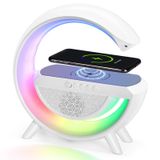 Delxo Kablosuz Telefon Şarj Cihazı ile Bluetooth Hoparlör, Genç Yetişkinler için Büyük G Şekli Bluetooth Hoparlör, Doğum Günü Fikirleri, Yatak Odası için LED Gece Lambaları ile Atmosfer Lambası