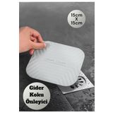 Dem Home Gider Koku Önleyici Mat - Banyo Mutfak Lavabo Balkon Gider Tıpası Kapağı Böcek Önleyici Silikon
