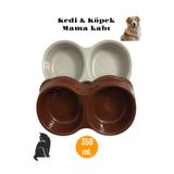 Dem Home Kedi ve Köpek Mama Kabı 350 ml Mama Kabı, Kedi Mama Kabı- Su Kabı 350 ml