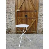 Demar Forge 5503 Katlanır Sandalye Masif Doğal Kayın Ahşap & Katlanır Masa Yuvarlak Metal Tabla Takımı - 4 / 60