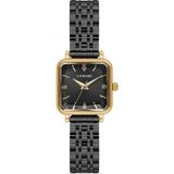 Demari Kadın Kol Saati Quartz Mekanizma – Siyah Renk Kare Kasa Siyah Kadran Taş Detaylı DM-00113L-N2 - Gold - Siyah
