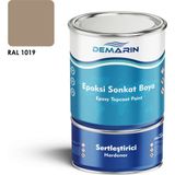 Demarin Solventsiz Self Leveling Epoksi Zemin Kaplama - 4 Kg - RAL 1019