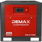 Demax Invertörlü Vidalı Hava Kompresörü 10 Hp (Tek Makine)