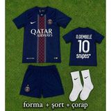 Dembele Paris Forması Özel Konsept 3 Lü Set - 001-Lacivert - 7 - 8 Yaş
