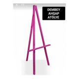 DEMBEY AHŞAP ATÖLYE Şövale Ahşap Resim Standı Şovale