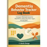 Dementia Behavior Tracker Log Book: A Caregiver Observation Journal for Daily Behavior, Mood, Sleep, Meals, Triggers, and Care Notes | 7 x 10