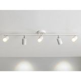 Demet Habek My Lights BEYAZ BEŞLİ 5 Lİ OSRAM TASARRUFLU LED SPOT AMPÜL HAREKETLİ KROM KAPLAMA HAREKET MAFSALLI TAVAN SPOT GÜNIŞIĞI AMPÜL 3000 K VE RENK SEÇENEKLİ