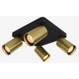 Demet Habek My Lights Demet Habek Mylights Paslanmaz Usa Ram Ampullü Gün Işığı LED Ampullü Kare Hareketli Başlıklı LED Spot Avize - Siyah - siyah