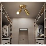 Demet Habek My Lights GU10 DUY İKİLİ HAREKETLİ BAŞLIK MAT ALTIN GOLD ESKİTME KAPLAMA LED SPOT TAVAN AVİZE DUVAR APLİK OSRAM TASARRUFLU AMPÜL GÜNIŞIĞI 3000K AMPÜL RENK TERCİHİ MEVCUT - Beyaz