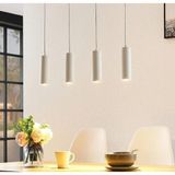 Demet Habek My Lights Mylıghts 4 Lü Beyaz Sıralı Masa Üstü Ledli Sarkıt Avize ( Ev Işyeri Yada Cafe)