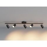 Demet Habek My Lights Mylights Beşli LED Spot LED Avize Hareketli Başlık Panasonıc Gün Işığı Ampullü - Beyaz - 5