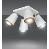 Demet Habek My Lights Mylights Kare Metal Hareketli Başlık Moder Spor Avize - 4 - Siyah