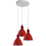 Demet Habek My Lights Mylights Kırmızı Üçlü Sarkıt Avize Spor Avize Modern Avize Salon Avize - Beyaz - 3