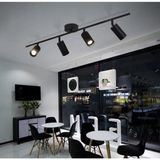 Demet Habek My Lights Mylights LED Spot LED Avize Siyah 4lü Avize Günışığı LED Ampullü
