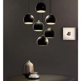 Demet Habek My Lights Mylıghts Retro Rustik Metal Modern Endustriyel Sarkıt 6 Lı Küre Avize ( Ev Isyeri Veya Cafe) - Beyaz