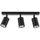 Demet Habek My Lights Mylights Siyah 60 cm Üçlü LED Avize LED Spot Hareketli Ampul Dahil Günışığı - Beyaz - 1