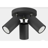 Demet Habek My Lights Mylights Üçlü Mat Siyah Hareketli Spot LED Avize Günışığı Ampullü Taban 15 cm - Beyaz - 3