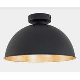 Demet Habek My Lights RE40 cm Tro Rustik Plofonyer Tavan Armatürü Tavan Avize - Siyah