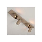 demet habek mylights Dörtlü Mat Bej Krem Soft Renk 4lü Hareketli Başlıklı Metal Hareketli Mafsallı GU10 Duy Modern Led Spot Tavan Avize Duvar Aplik Tablo Ayna Üstü Aydınlatma Os ram Tasarruflu Ampül