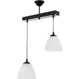 Demet Habek Mylights Mylighst Sıralı Ikili Opal Camlı Avize Modern Avize 30 Cm En