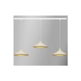 Demet Habek Mylights Mylights 120 Cm Kasa Masa Üstü Sıralı Avize Sakıt Beyaz Avize 35cm Başlıklar