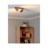 demet habek mylights Mylights Bakır Eskitme kaplama ikili Hareketli LED Spot Başlık Modern Tavan Aydınlatma