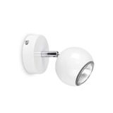 Demet Habek Mylights mylights beyaz spot tekli küre duvar aplik gece lambası okuma lambası ampullu led aplik hareket